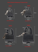 Togigtop — serrure de sécurité supérieure en plastique, dispositif de verrouillage en acier laminé, grand cadenas imperméable, pour entrepôt