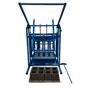 Factory direct supply manual concrete hollow block brick making machine machinery Manual cement block making machine