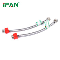 Tuyau Flexible Métallique Ondulé en Acier Inoxydable Prix Commercial IFAN pour Plomberie