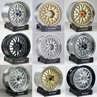 Jantes forgées Bku 2 pièces E87 E88 5x120 personnalisées 17 18 19 pouces concaves en alliage argenté pour BMW M2 M3 M4 M5 E30 E46 F82
