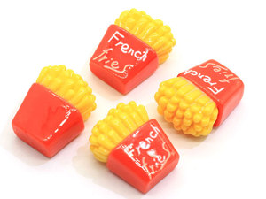 16*20mm Patatine Fritte 3D Resina di Modellazione per la Chiave Della Catena Dei Monili Del Pendente Accessorio - Product Image 3