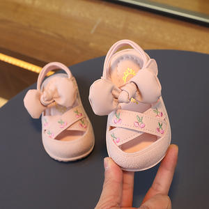 Été nouveau bébé enfant en bas âge princesse chaussures bébé fille semelle souple anti-dérapant <span class=keywords><strong>sandales</strong></span> - Product Image 3