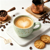 Mug à café en céramique incurvé moderne et sublime, style américain, pour usage domestique, résistant à la chaleur, compatible micro-ondes et lave-vaisselle, en stock, offre spéciale