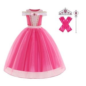 Elegante Vestido de Princesa Aurora para Niña, Disfraz de Bella Durmiente para Fiesta de Graduación - Product Image 3