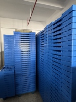 Caisse pliable en plastique ventilée de norme européenne, empilable, pliable, pour fruits et légumes