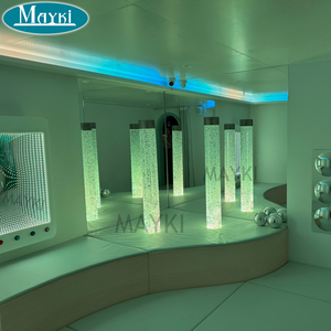 Tubes à bulles LED pour stimulation sensorielle, bulles changeantes de couleur, colonne à bulles d'eau pour la détente et la relaxation - Product Image 5