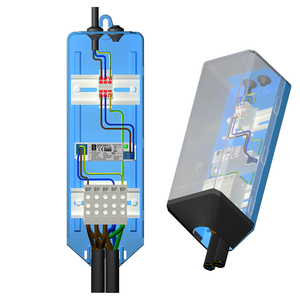 Caja de Conexión para Poste de Luz de Calle con Protector Contra Sobretensiones SPD Integrado, Caja de Conexión de Cables para Lámpara LED Exterior Impermeable, Certificación CE ROHS - Product Image 1