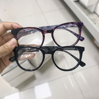 Gafas de acetato de tamaño mediano, montura óptica de moda para adultos, gafas de acetato para ordenador, venta al por mayor, mercancía lista para envío.