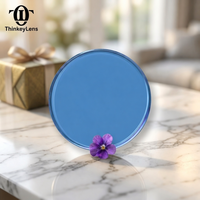 Thinkeylens 1.56 Photo RX Lentilles de Lunettes Optiques sur Mesure à Vision Unique HMC Protection Anti-Lumière Bleue UV420 Photoblue
