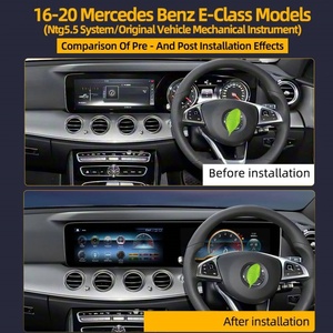 หน้าจอสัมผัสขนาด 12.3 นิ้ว สำหรับติดตั้งบนแผงหน้าปัดรถยนต์ Mercedes Benz W213 ปี 2016-2020 พวงมาลัยซ้าย/ขวา เครื่องเสียงติดรถยนต์ รองรับ CarPlay Android Auto GPS - Product Image 3