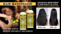 Lotion capillaire riche et hydratante à l'huile d'olive biologique ROUSHUN