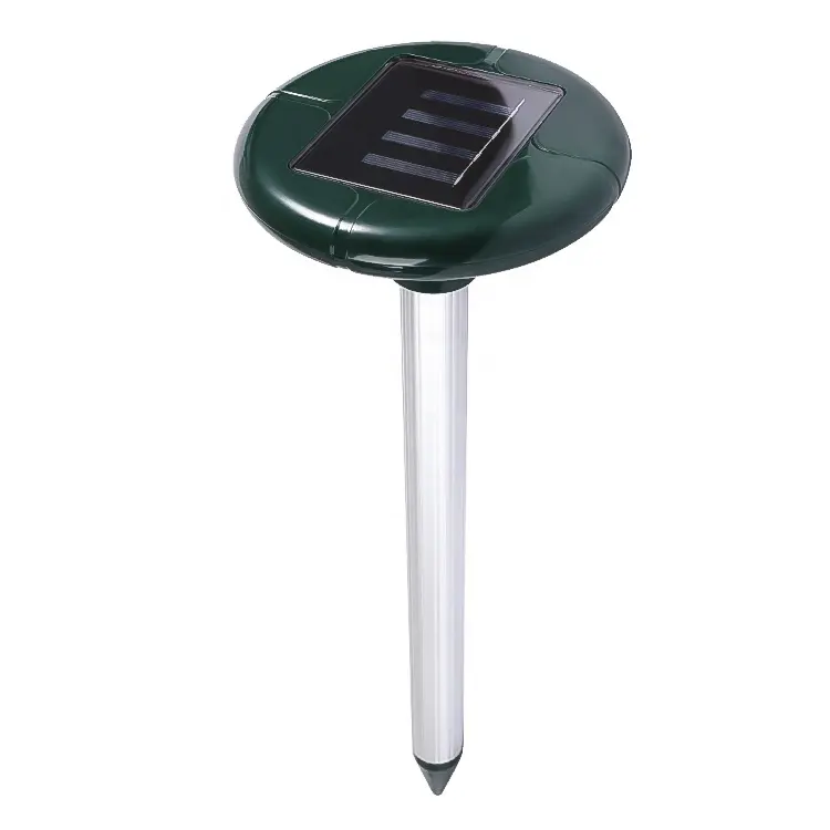sonic electronic gopher ultrasonic animal chaser device and solar powered pest mole repeller sonic