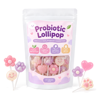 Sucettes probiotiques SPL OEM Hard Candy, complément de fibres prébiotiques de qualité supérieure pour la santé des femmes, sucettes probiotiques