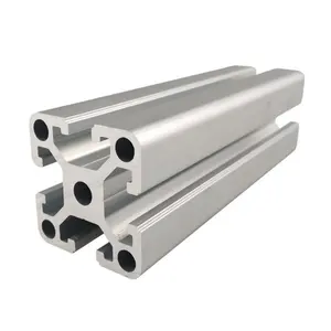 Profil 4545 4560 4590 t slot aluminium ekstrusi 6063 untuk sistem framing