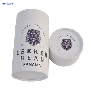 Conteneur cylindrique en carton kraft personnalisé, recyclable, de qualité alimentaire, pour café en grains, thé en vrac, capsules, poudre de protéines - Product Image 3