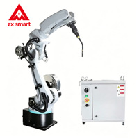 Bras robotisé avec système de soudage intelligent, solution d'automatisation de soudage robotique industrielle articulée à 6 axes