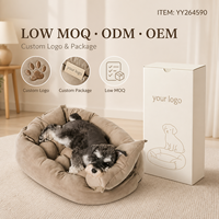 Coussin pliable antidérapant et écologique pour chiens et chats Yangyangpet Fashion, personnalisable, OEM ODM, apaisant, imperméable, amovible et lavable