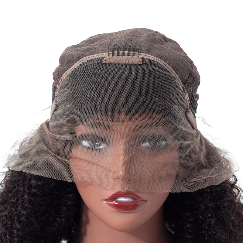 En gros Pleine Dentelle Perruque Avec Bande Élastique Bouclés Perruques Tressées Pour Les Femmes Noires
