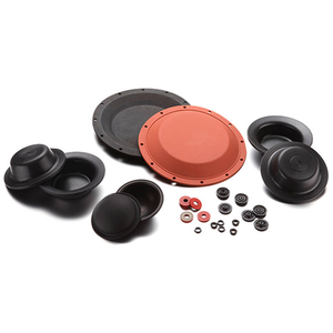 カスタム成形生地強化NBRゴムダイヤフラムバルブダイヤフラムワッシャーシールゴムダイヤフラムガスメーター/パダー用 - Product Image 1