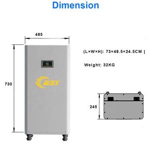 เคสแบตเตอรี่15kwh พร้อมหน้าจอชุด DIY 200A BMS DC Breaker 48V 51.2V 320ah 300Ah 280ah Lifepo4กล่องแบตเตอรี่ลิเธียมไอออน - Product Image 2