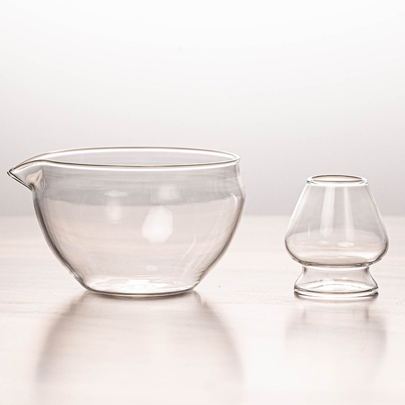 Clear Glass Chawan Set