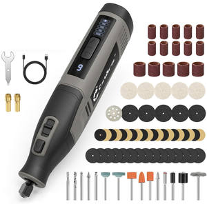 Mini Amoladora Inalámbrica de 3.7V, Kit de Herramientas Rotatorias con 80 Accesorios, Luz LED y Velocidad Variable para Bricolaje - Product Image 1