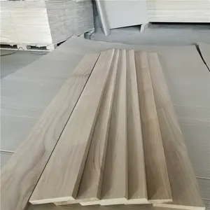 Lembar kayu importir kayu Paulownia kualitas tinggi papan kayu paulownia ramah lingkungan