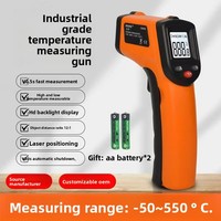 Termómetro Infrarrojo Industrial de Alta Precisión CX6000/6013/14, Termómetro de Agua/Aceite, Pistola de Cocina para Hornear