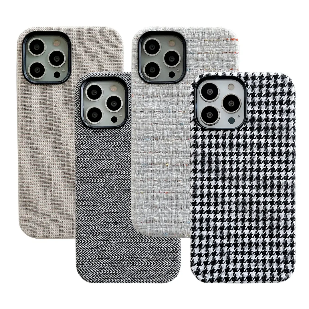 Luxury Fabric Korean Phone Case 2022 for capa iPhone 14 Pro 13 12 iphone14pro cover Fashion Women China Phone Case Manufacturer