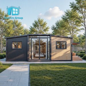 Prefab Extensible Desmontable Plegable 10FT 20 FT Módulo Casas Casa contenedor con 1 <span class=keywords><strong>baño</strong></span> y 2 dormitorios - Product Image 1