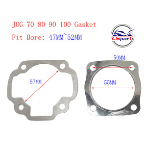 50mm 52mm 12mm Kit de anillo de pistón para correr 90CC 100cc Minarelli soleado <span class=keywords><strong>Keeway</strong></span> Roketa Scooter ATV Buggy - Product Image 5
