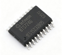 Circuit intégré de distribution de puissance à montage en surface BTS724G 3.3A par canal avec retour de diagnostic DSO20 en stock