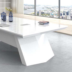 Modern Wood Panel Meeting Conference Table 20 Person Size Modern Furniture for Conference <strong>Room</strong> - Product Image 4