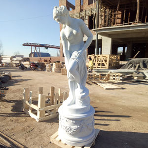 Sculpture <span class=keywords><strong>de</strong></span> fille sexy en marbre grandeur nature Décor d'intérieur Sculpté à la main Statues <span class=keywords><strong>de</strong></span> femme nue en marbre blanc - Product Image 5