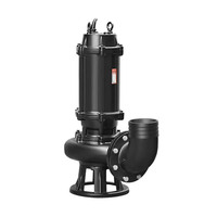 Pompe submersible WQ pour eaux usées, haute puissance 50 CV, pompe de relevage pour fosse, grand débit 380 V, pompage de boue haute pression avec accouplement