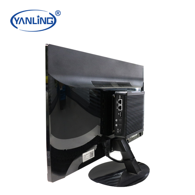 Fast Delivery J3160 J3710 Processor Mini Pc 2RJ45 LAN 1DP Fanless Computer