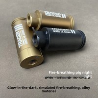 Dispositif d'excitation haute puissance à effet luminescent, rechargeable, à effet de flamme, pour simulation de sang de cochon, avec matériau en alliage à lueur flamboyante