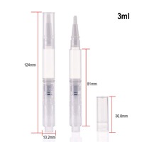 Stylo cosmétique vide avec pinceau pour huile à cuticules, vernis à ongles, liquide cosmétique, différents formats : 2 ml, 3 ml, 5 ml, 6 ml, 10 ml
