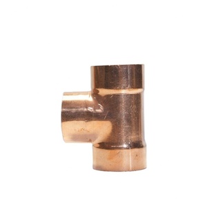 <b>Copper</b> Equal Diameter Tee Pipes <b>Copper</b> Tee - Product Image 1