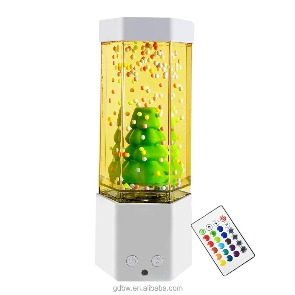 Christmas Glitter Led Controller White Cordless Colorful Power Dimining Spiral Candles Tree Lights Artificial Night Lamp