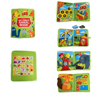 Nuovo Design 2025 Libro Sensoriale in Feltro - Gioco Educativo Montessori Attività di Apprendimento <span class=keywords><strong>per</strong></span> Bambini 0-8 Anni Certificato EN71 CPC - Product Image 1