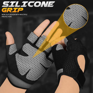 Guanti da Palestra Antiscivolo, Guanti Sportivi, Guanti Fitness in <span class=keywords><strong>Silicone</strong></span> Invernali per Sollevamento Pesi, Ventilati e Traspiranti - Product Image 2