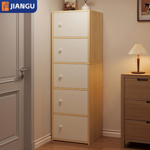 Commode simple et moderne avec tiroirs, armoire à panneaux, armoire à seau pour la <span class=keywords><strong>chambre</strong></span> à coucher, armoire murale pour le salon, <span class=keywords><strong>rangement</strong></span> au bout du lit - Product Image 1