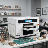 Printer Label Warna UV Inkjet 4060 dengan Fungsi Pernis Printer Flatbed Garansi 1 Tahun