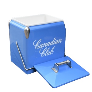 Nevera Portátil de Alta Calidad de 15 Litros, Fabricante OEM, Caja Refrigeradora Metálica - Product Image 2