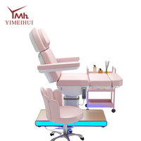 Équipement médical et esthétique commercial, fauteuil d'examen gynécologique à 3 moteurs, lit de massage réglable pour interventions