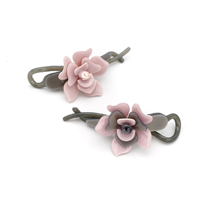 YIYI stile giapponese e coreano 11cm fiore nuovo Design acetato molletta per capelli semplice moda donna molletta - Product Image 1
