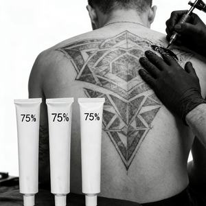 Crème de tatouage sans douleur à 75 %, crème de suppression de tatouage, poste de travail de maquillage pour tatouage, vente en gros à <span class=keywords><strong>prix</strong></span> abordable - Product Image 3
