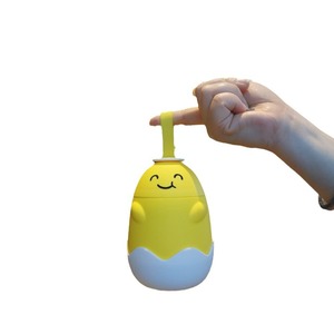 Creative Korean Style Cute Cartoon Eggman Double Wall Glass Cup With Handle Portable Student Gift Cup - Product Image 5