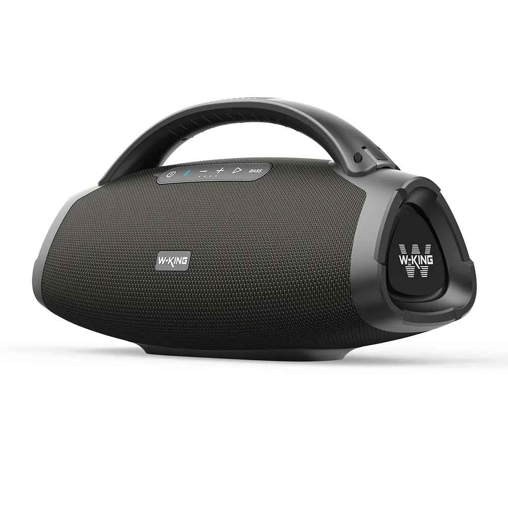 W-KING Nova Chegada D20 200W Big Power IPX6 À Prova D' Água Ao Ar Livre boombox Portátil sem fio Bluetooth alto-falante, com dois microfones